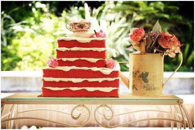 naked wedding cakes we ♥ this! moncheribridals.com