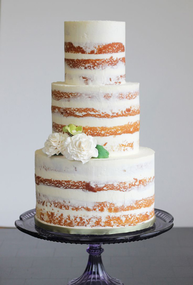 naked wedding cakes we ♥ this! moncheribridals.com