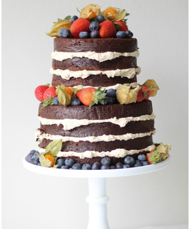 naked wedding cakes we ♥ this! moncheribridals.com