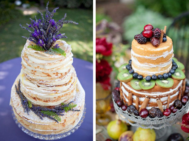 naked wedding cakes we ♥ this! moncheribridals.com
