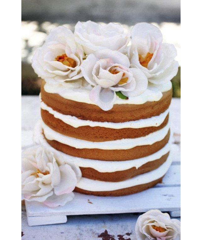 naked wedding cakes we ♥ this! moncheribridals.com