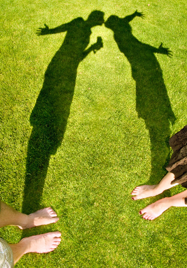 Silhouette and Shadow Engagement Photos ~ we ♥ this! moncheribridals.com