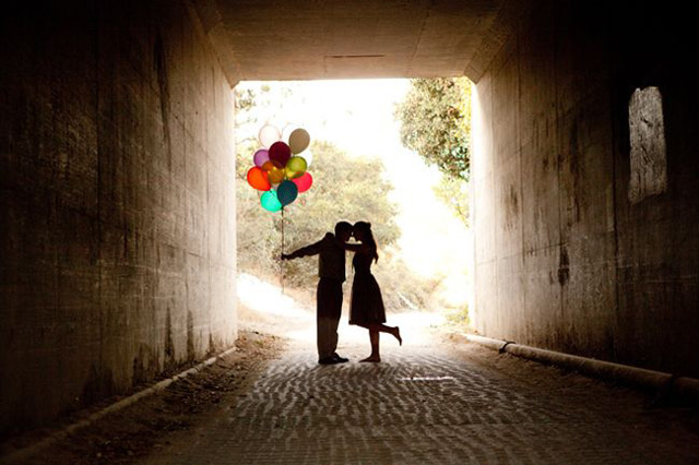 Silhouette and Shadow Engagement Photos ~ we ♥ this! moncheribridals.com