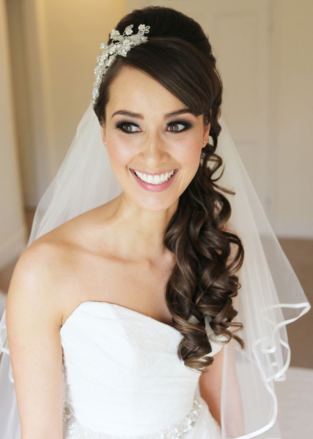 Simple elegant wedding hair styles for long hair  Shh by Sadie