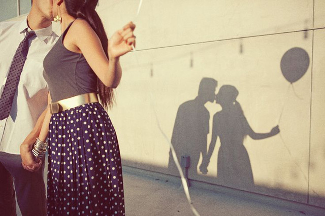 Silhouette and Shadow Engagement Photos ~ we ♥ this! moncheribridals.com