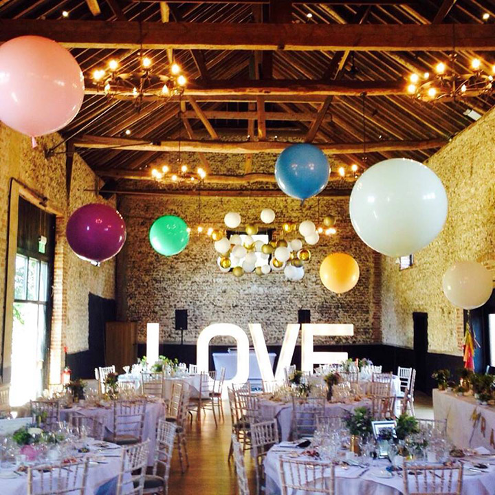 Confetti Balloons Wedding Reception Venue Air Filled Decoration Event Decor Ball 