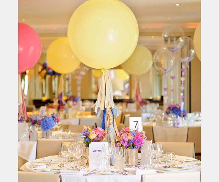 Confetti Balloons Wedding Reception Venue Air Filled Decoration Event Decor Ball 