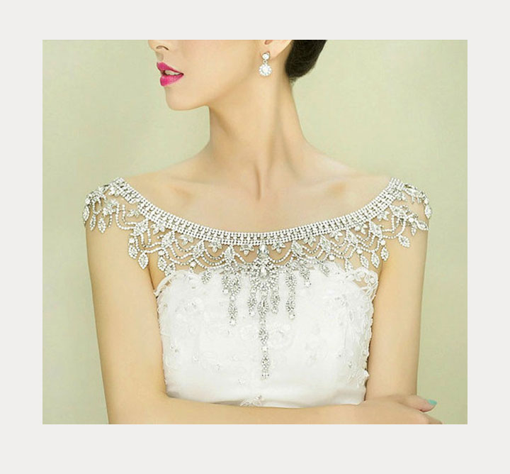 Dazzling Shoulder Jewelry For Brides