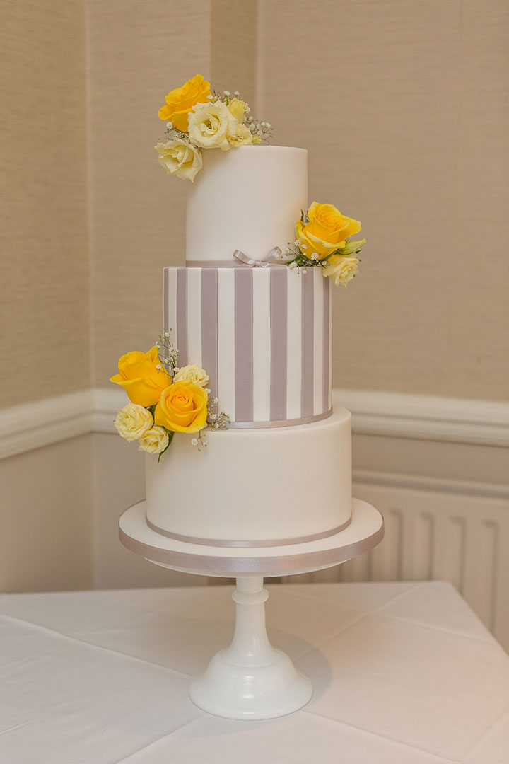 Cheerful Spring Wedding Palette of Yellow & Grey