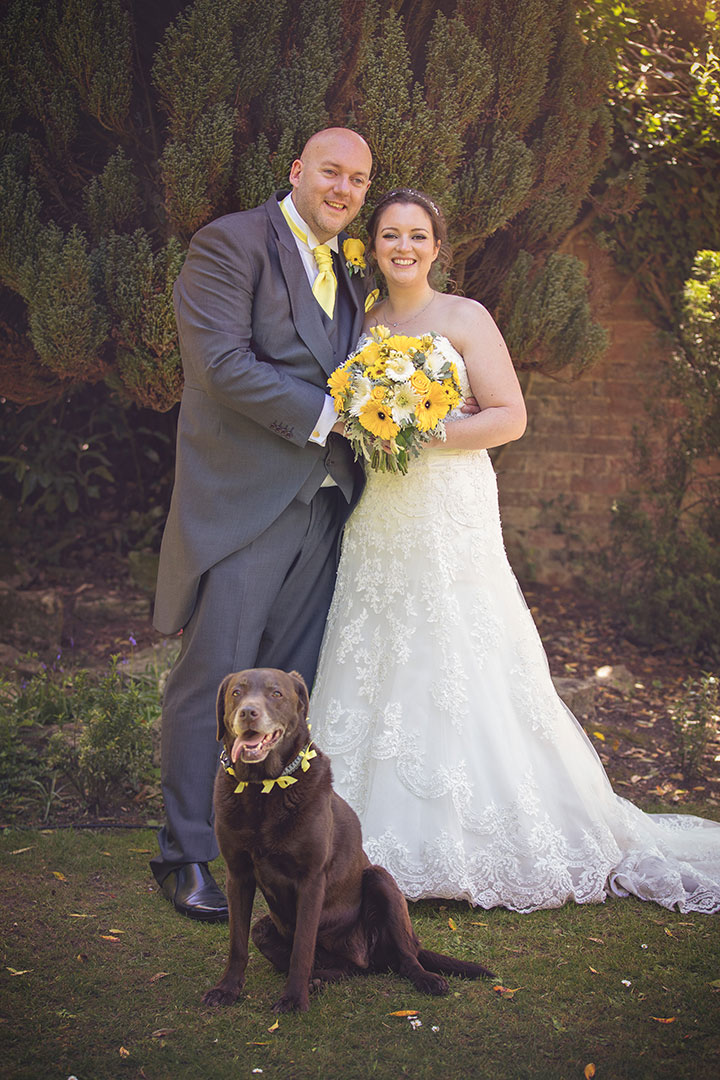 Cheerful Spring Wedding Palette of Yellow & Grey