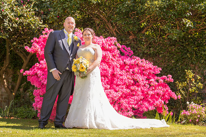 Cheerful Spring Wedding Palette of Yellow & Grey