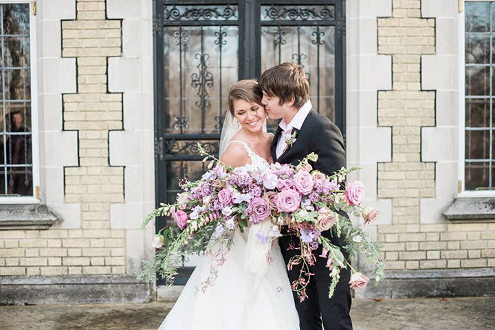 Elegant Elongated Wedding Bouquets by Intrigue Designs