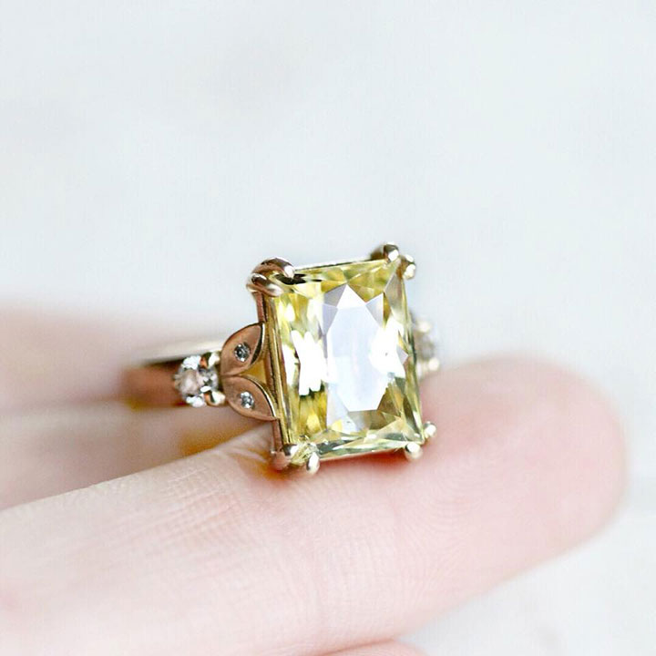 Nature Inspired Engagement Rings By Katie Carder
