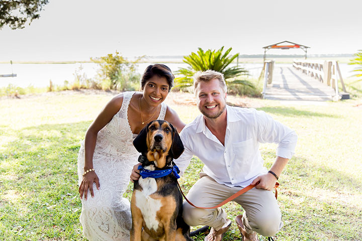 Backyard Beach Wedding In Charleston 