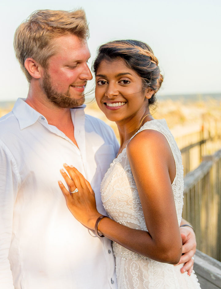 Backyard Beach Wedding In Charleston 