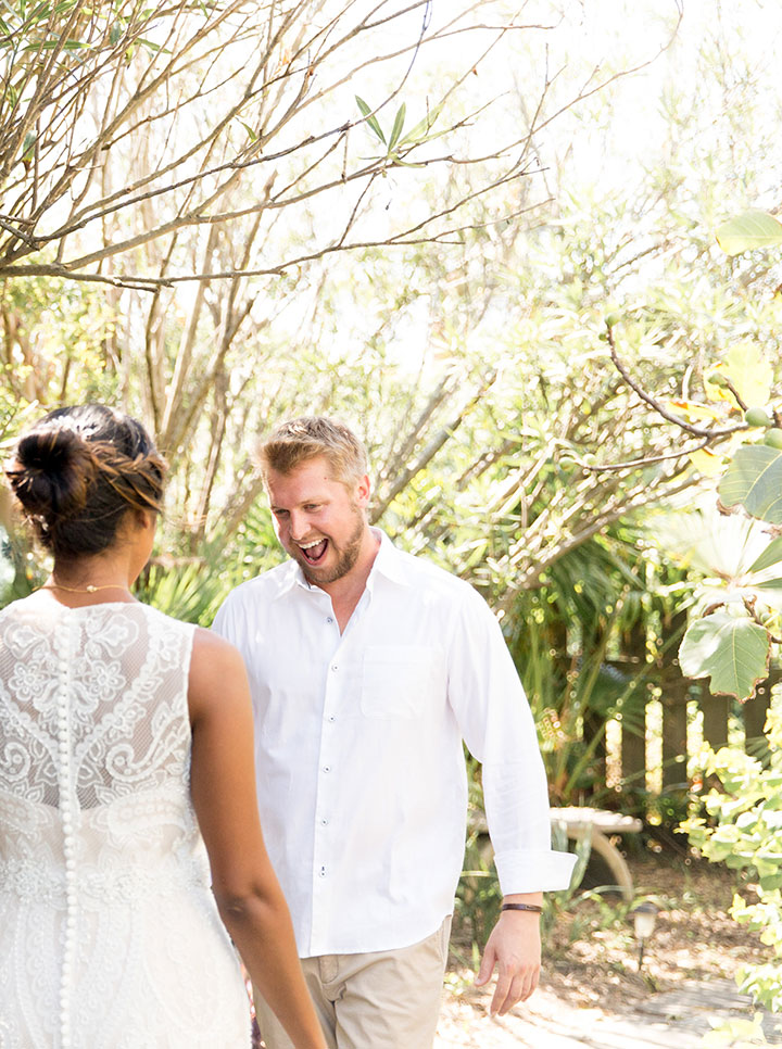 Backyard Beach Wedding In Charleston 