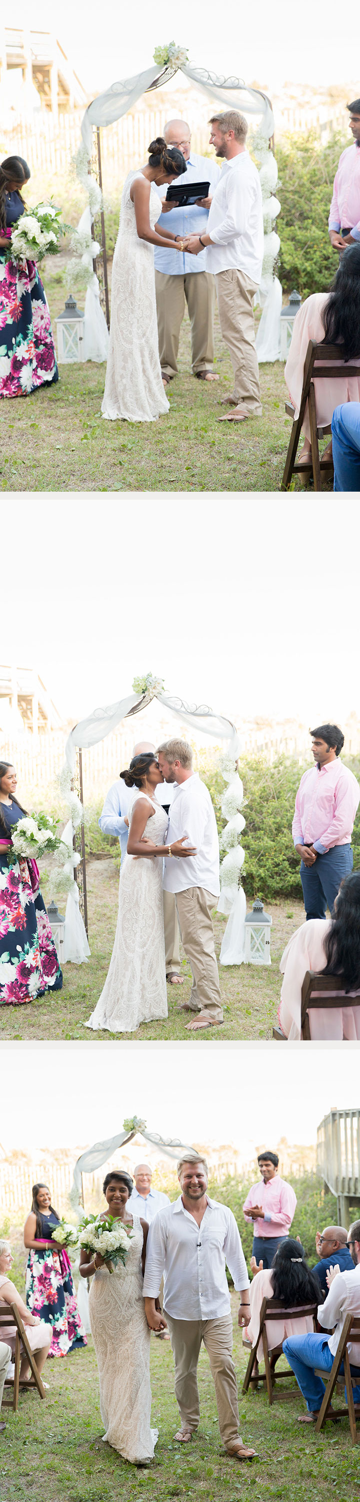 Backyard Beach Wedding In Charleston 