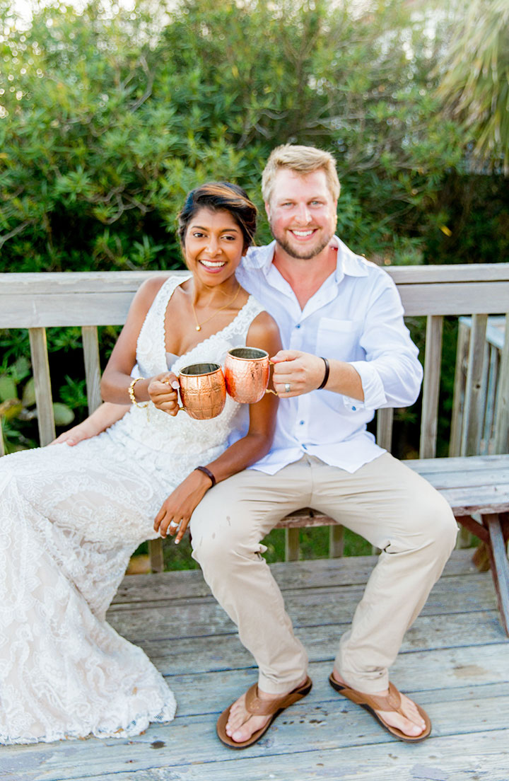 Backyard Beach Wedding In Charleston 