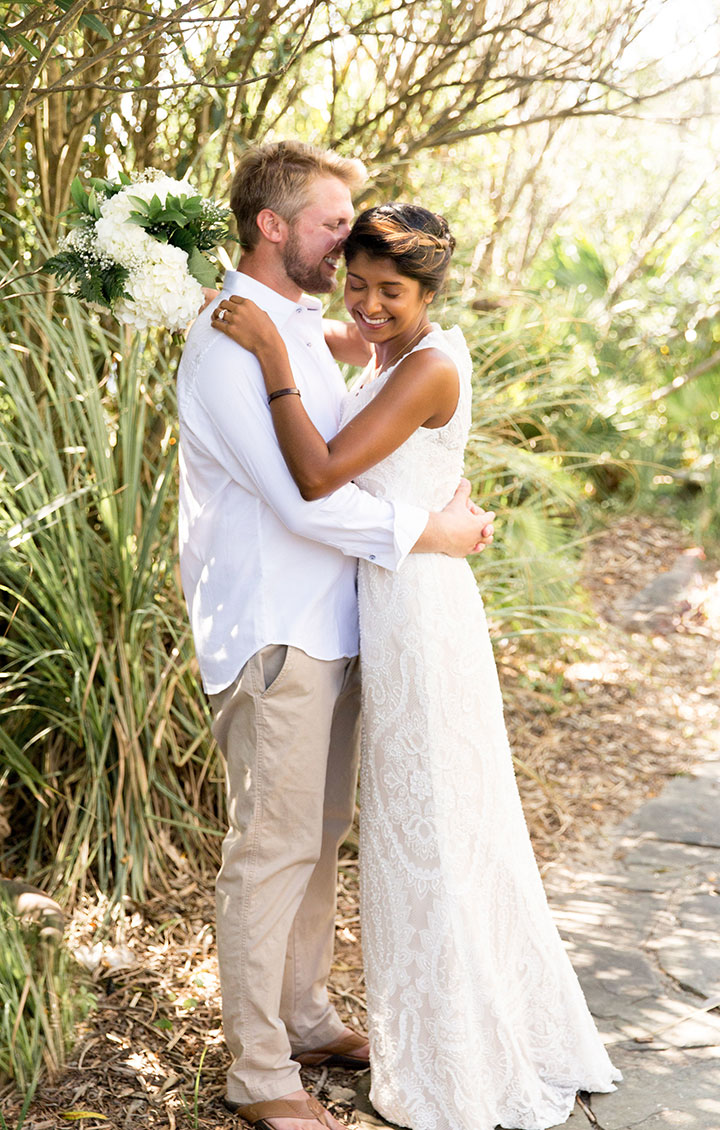 Backyard Beach Wedding In Charleston 