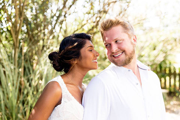 Backyard Beach Wedding In Charleston 