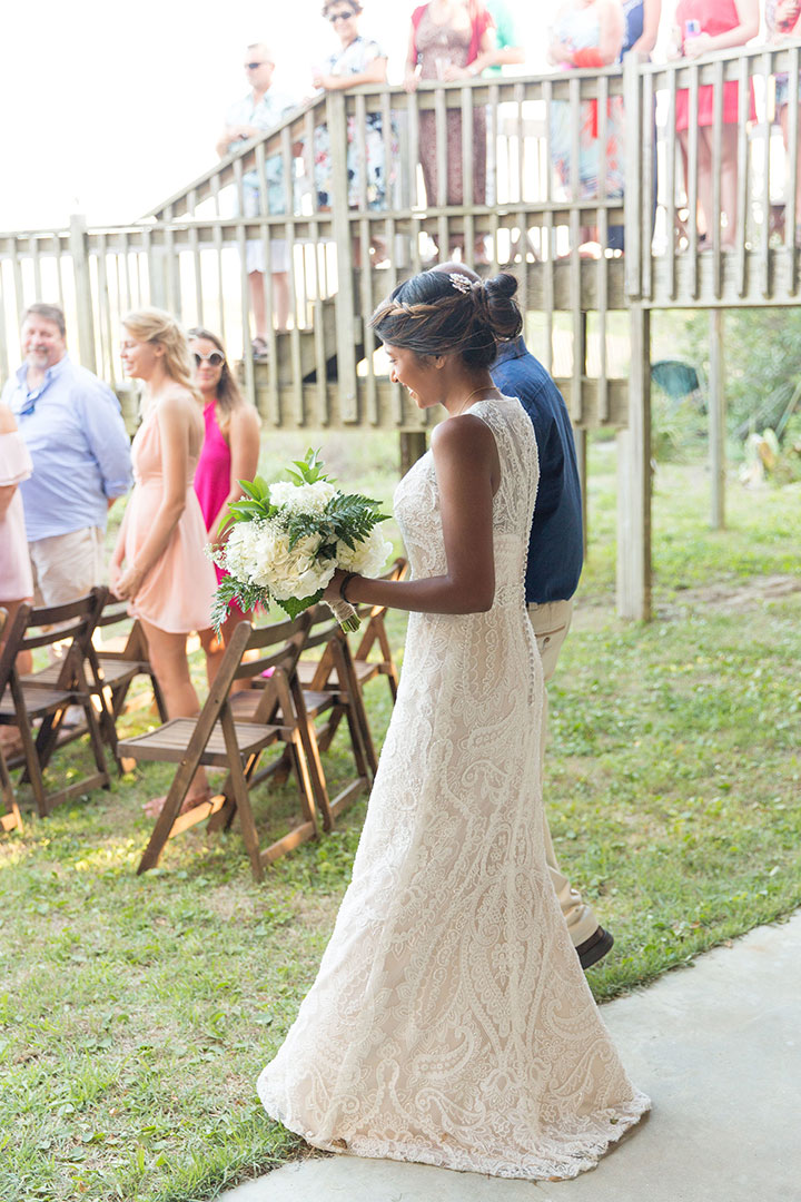 Backyard Beach Wedding In Charleston 