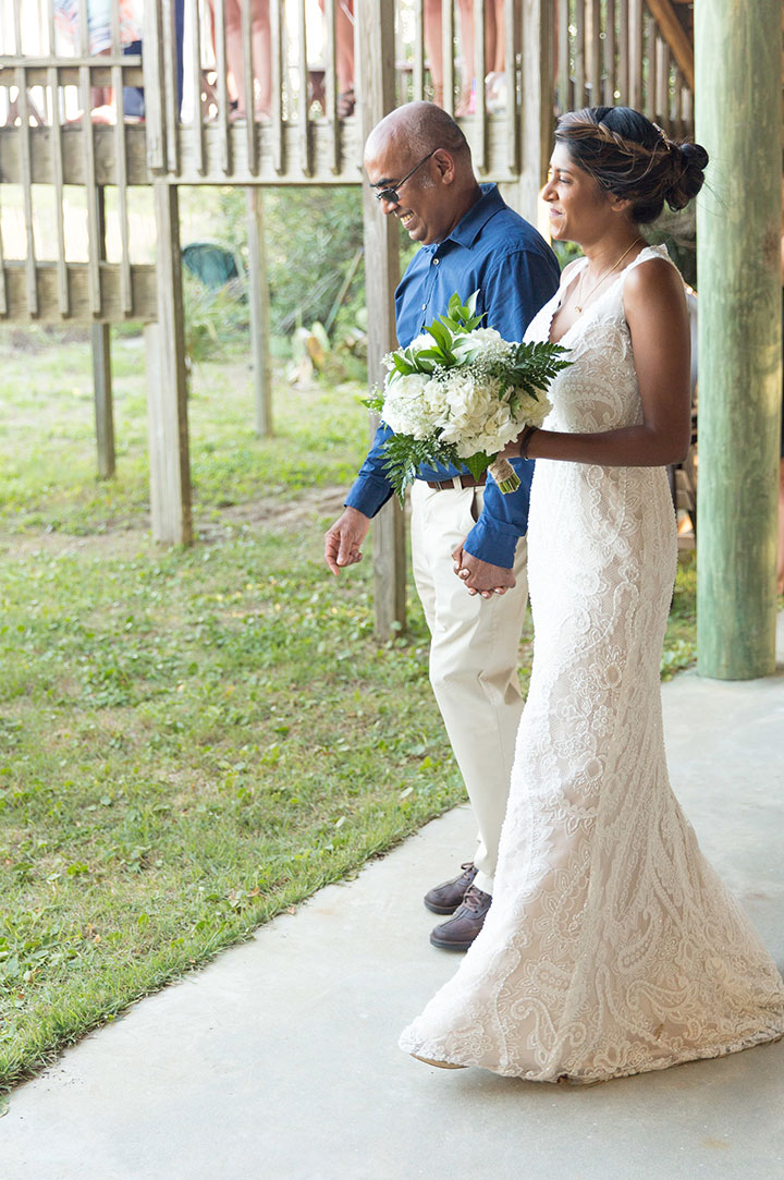 Backyard Beach Wedding In Charleston 