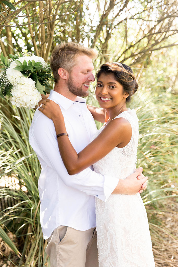 Backyard Beach Wedding In Charleston 