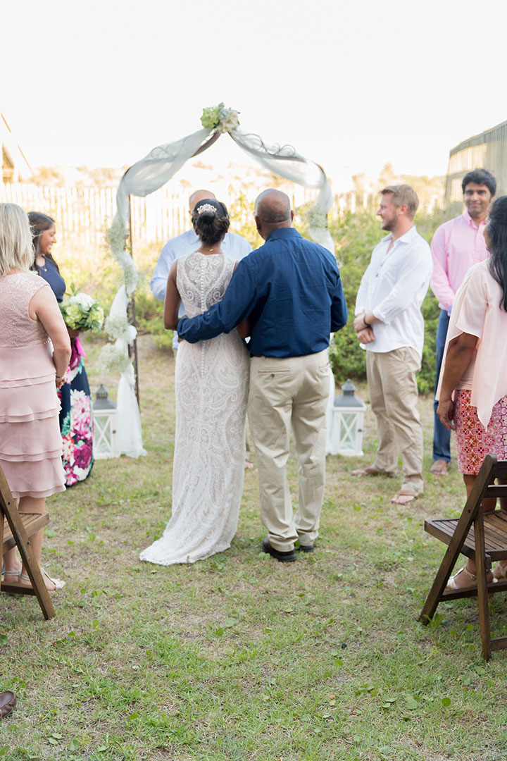Backyard Beach Wedding In Charleston 