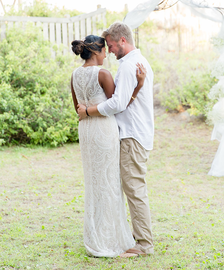 Backyard Beach Wedding In Charleston 