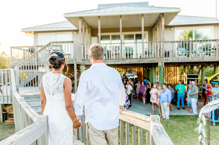 Backyard Beach Wedding In Charleston 