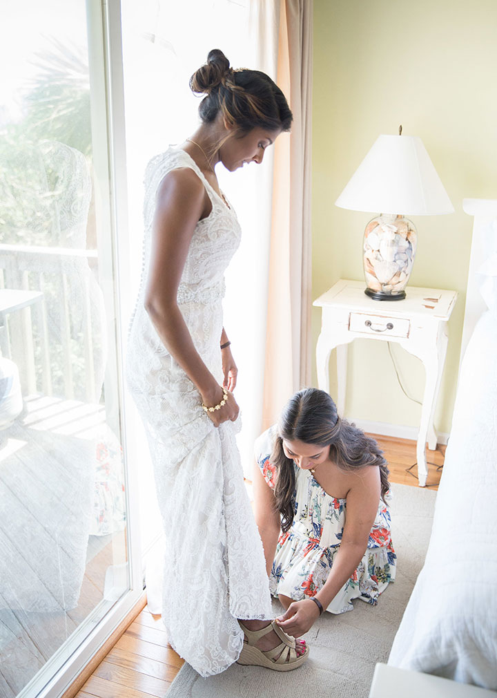 Backyard Beach Wedding In Charleston 