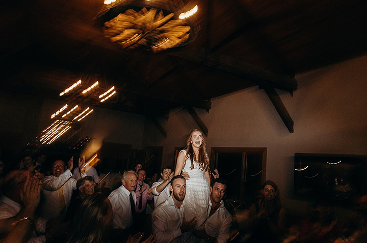 Vineyard Wedding In Autumn Wearing Enchanting by Mon Cheri