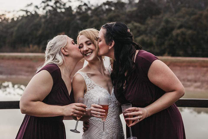 Winter Bride Wears Beaded Lace & Tulle Sheath In Diamond White