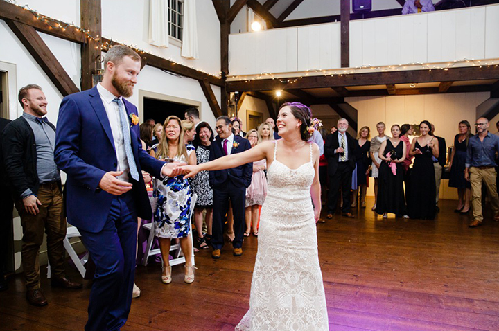 Enchanting by Mon Cheri's Allover Embroidered Lace Gown Is Perfect For This Late Summer Wedding