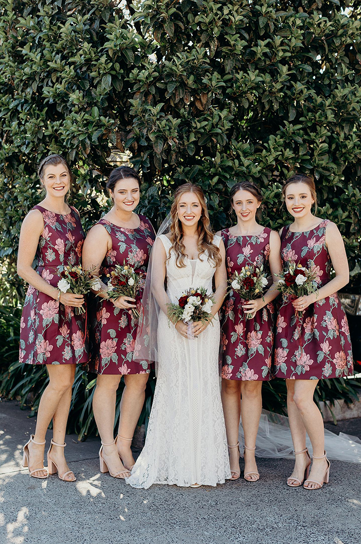Vineyard Wedding In Autumn Wearing Enchanting by Mon Cheri