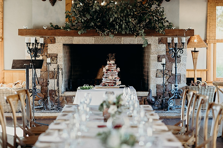 Vineyard Wedding In Autumn Wearing Enchanting by Mon Cheri