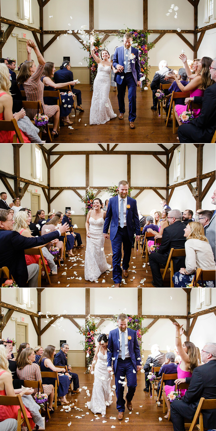 Enchanting by Mon Cheri's Allover Embroidered Lace Gown Is Perfect For This Late Summer Wedding
