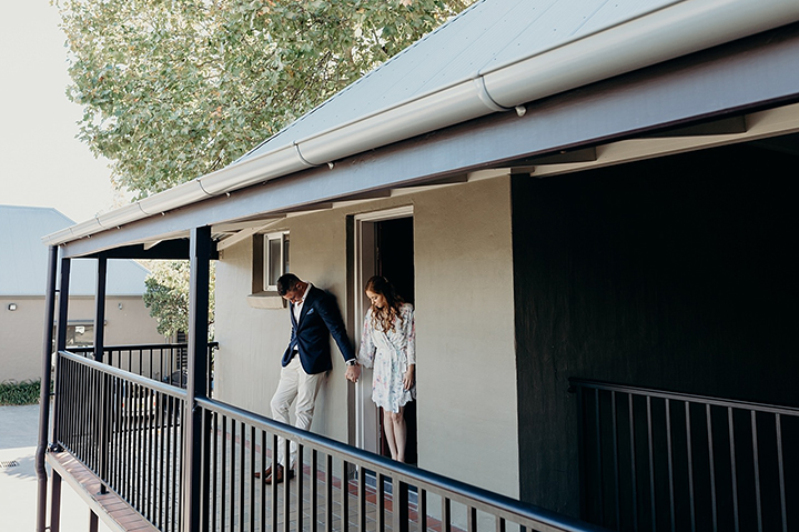 Vineyard Wedding In Autumn Wearing Enchanting by Mon Cheri