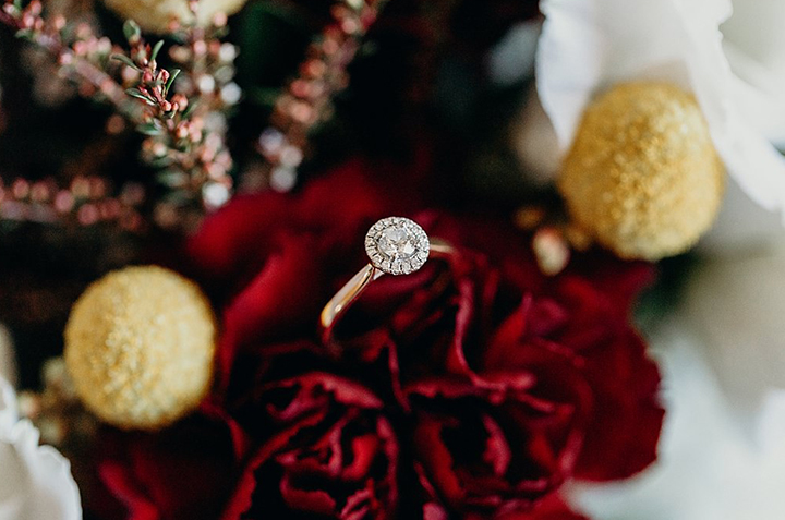 Vineyard Wedding In Autumn Wearing Enchanting by Mon Cheri