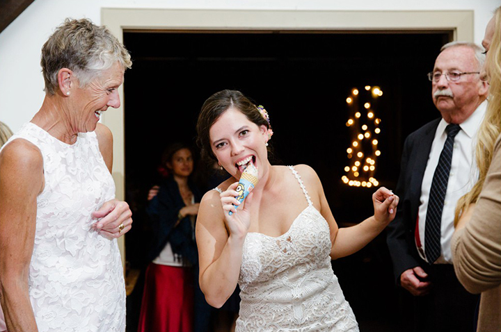 Enchanting by Mon Cheri's Allover Embroidered Lace Gown Is Perfect For This Late Summer Wedding