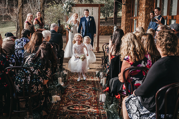 Winter Bride Wears Beaded Lace & Tulle Sheath In Diamond White