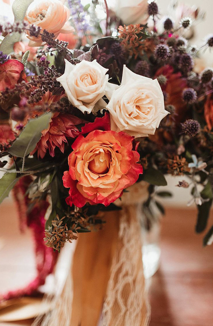 Spectacular Autumn Wedding Florals by Splints & Daisies Floral Design