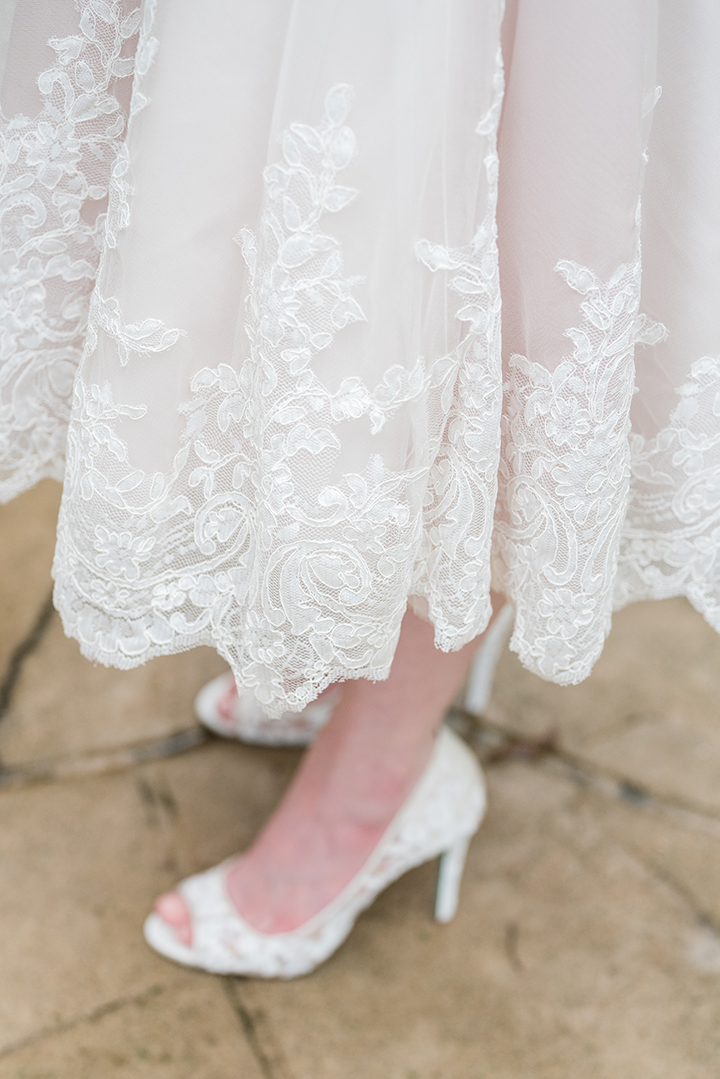 Vintage Curls & Enchanting by Mon Cheri's Knee Length Dress