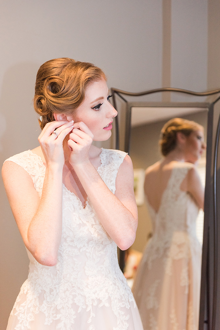 Vintage Curls & Enchanting by Mon Cheri's Knee Length Dress