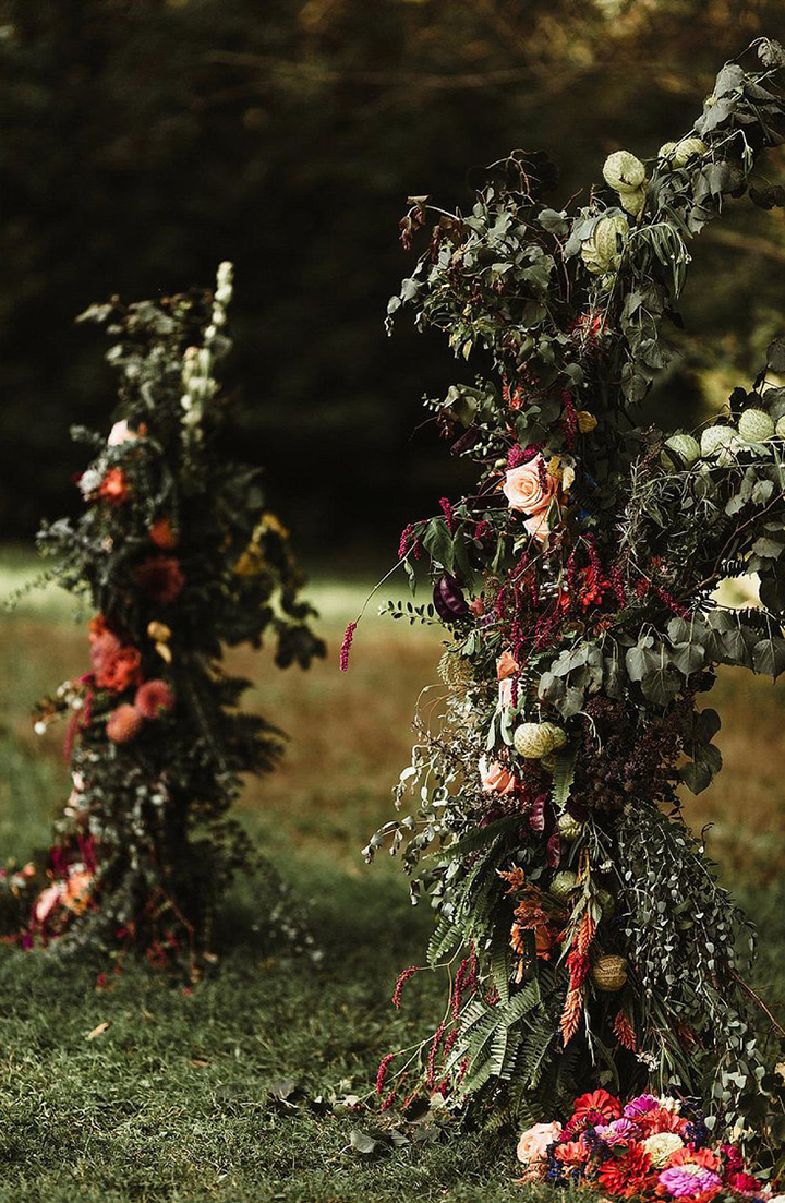 Spectacular Autumn Wedding Florals by Splints & Daisies Floral Design