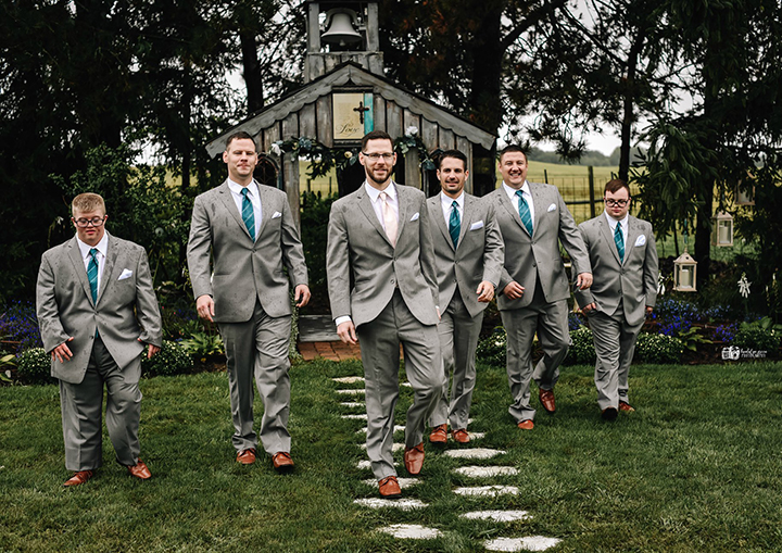 Rainy September Wedding Wearing Enchanting by Mon Cheri