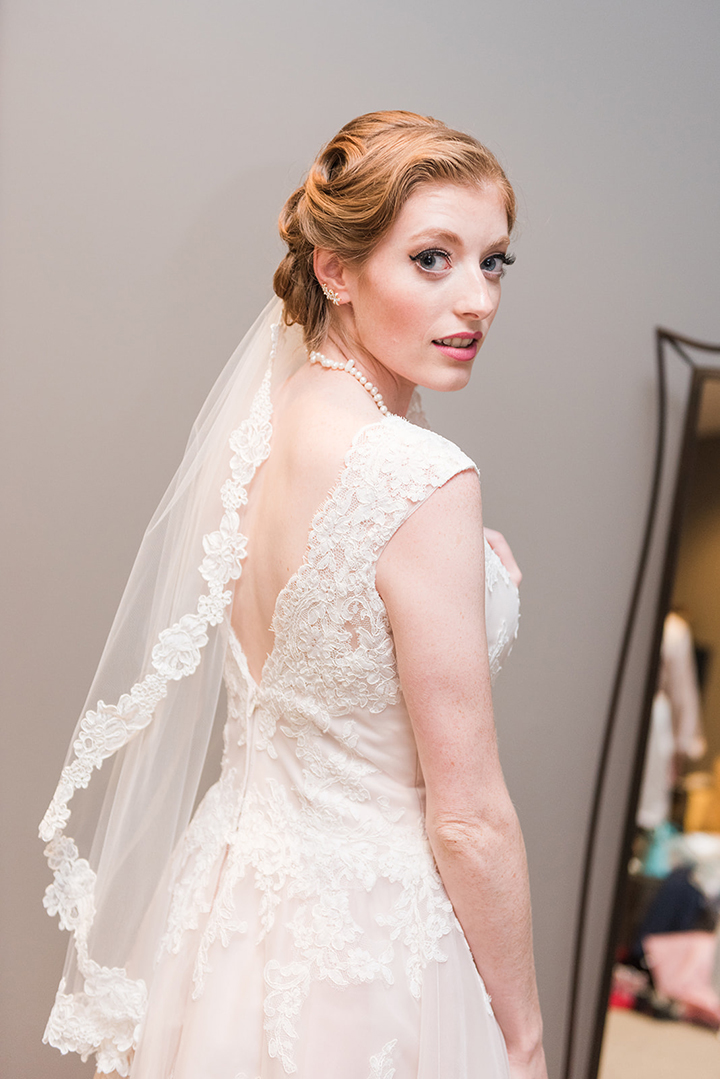 Vintage Curls & Enchanting by Mon Cheri's Knee Length Dress