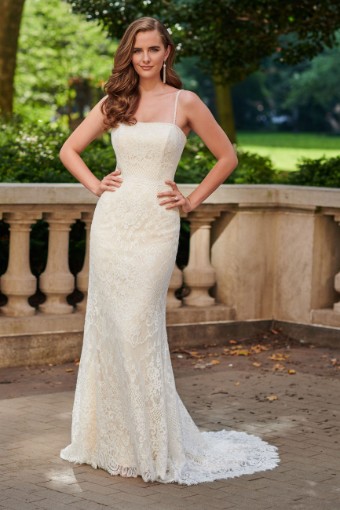 Beautiful Allover Lace and Sequin A-line Gown Style No. 120178 $0 default thumbnail